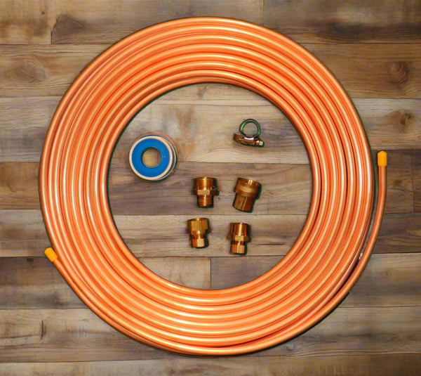 Complete Do It Yourself Wort Chiller Kit for Homebrew, DIY JaDeD