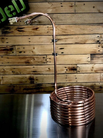 25Ft. - Three Eighths Copper Immersion Wort Chiller