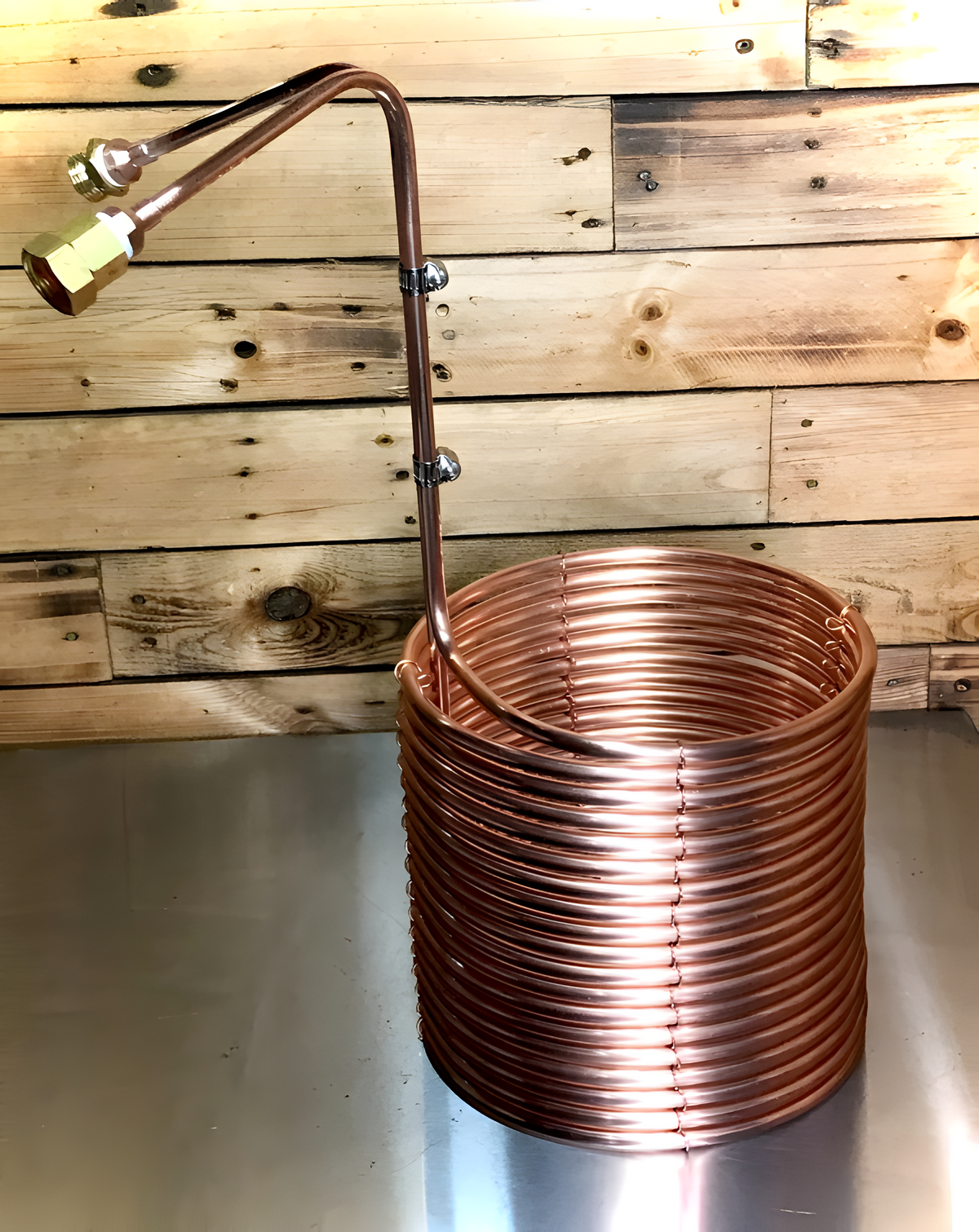 50Ft. - Three Eighths Copper Immersion Wort Chiller