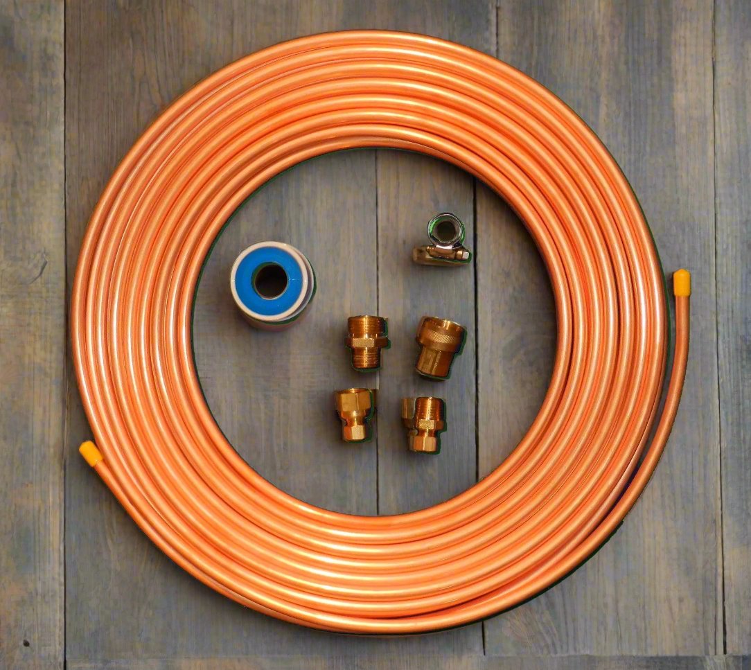 DIY 1/2" Copper Chiller Kit - Compression Fittings JaDeD Brewing