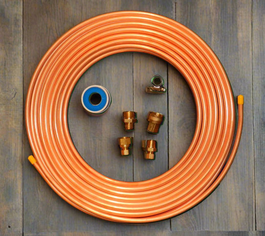 DIY 1/2" Copper Chiller Kit - Compression Fittings JaDeD Brewing